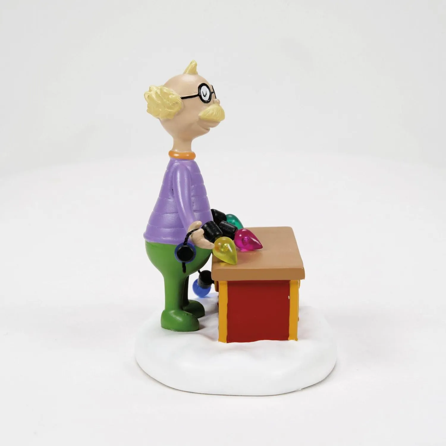 Best The Jolly Christmas Shop Department 56 The Grinch Village Who Light Bulb Tester Figure 6013676