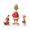 New The Jolly Christmas Shop Department 56 The Grinch Village Grinch Max & Cindy-Lou Who Figure 804152
