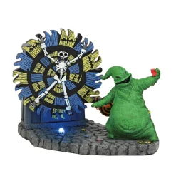 Discount The Jolly Christmas Shop Department 56 The Nightmare Before Christmas Oogie Boogie Gives A Spin Animated Village Figure 6004819