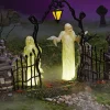 Discount The Jolly Christmas Shop Department Halloween Village Lighted Spiritual Guidance Cemetery Gate 6013640