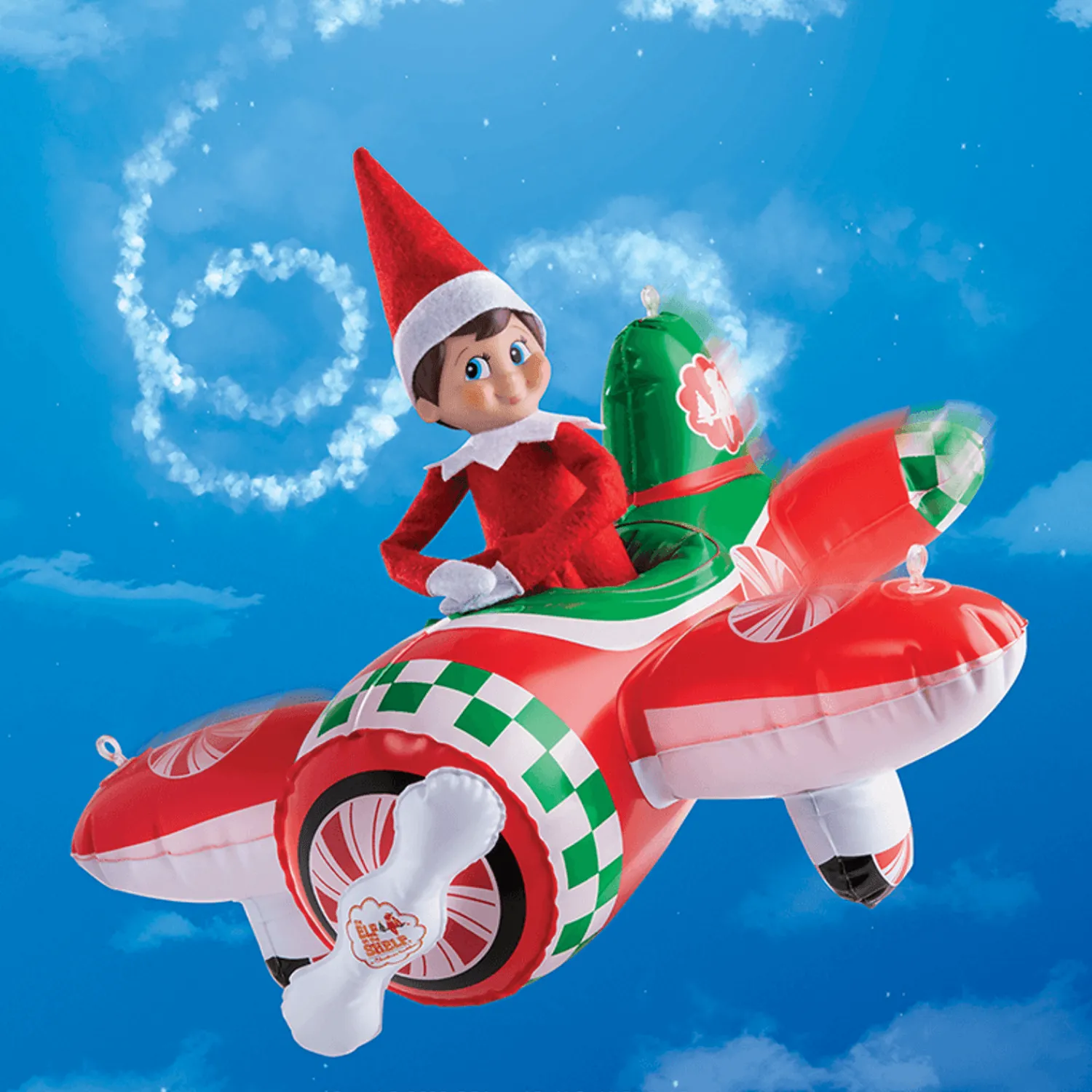 Online The Jolly Christmas Shop Elf On The Shelf Scout Elves At Play Peppermint Plane Ride Accessory
