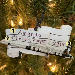 Online The Jolly Christmas Shop Flute Personalized Christmas Ornament OR1684