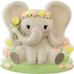 New The Jolly Christmas Shop Girl Baby Elephant Personalized Christmas Ornament OR2361-F
