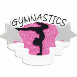 Discount The Jolly Christmas Shop Gymnastics Personalized Christmas Ornament