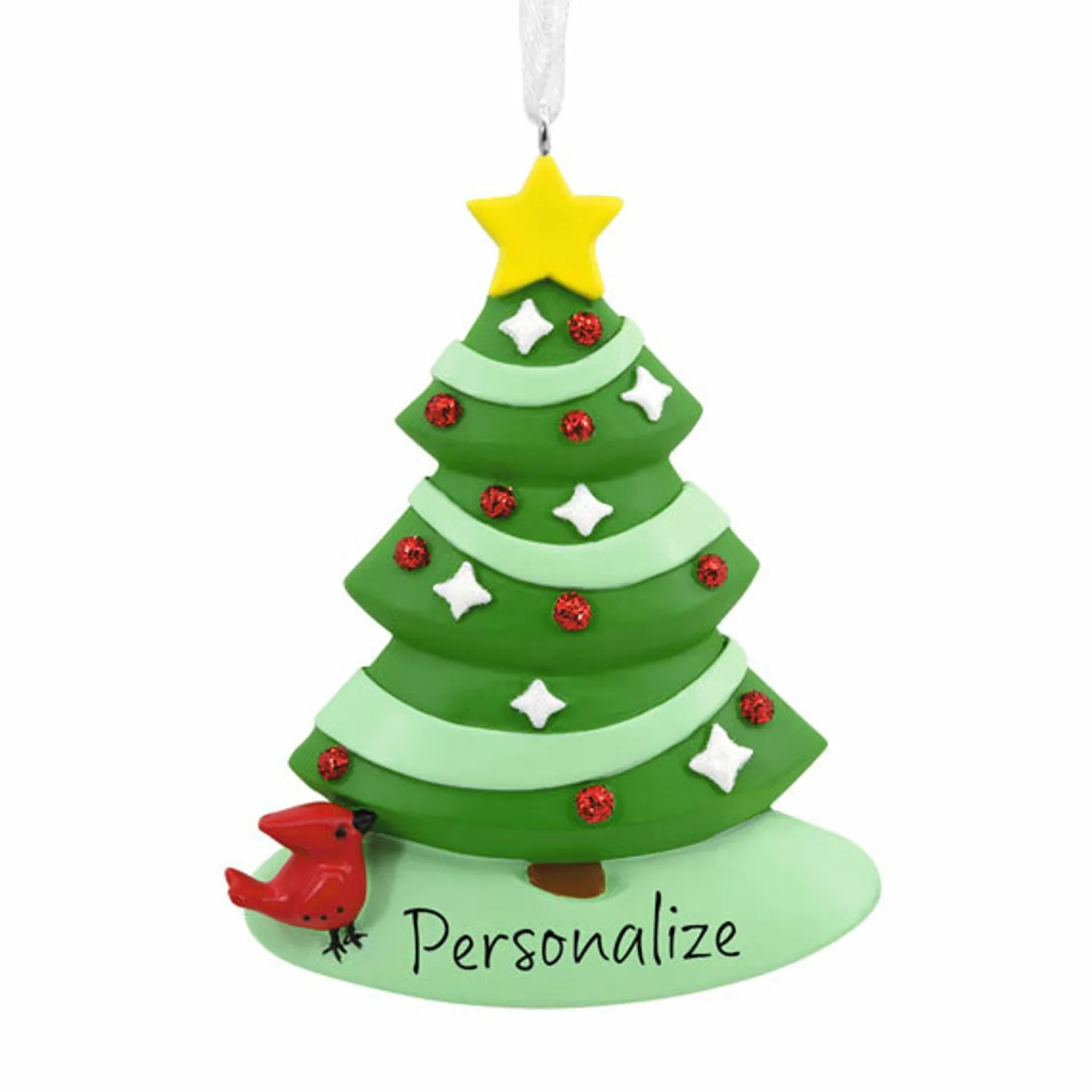 Online The Jolly Christmas Shop Hallmark 3.85" Christmas Tree Personalized Ornament 1HGO2503