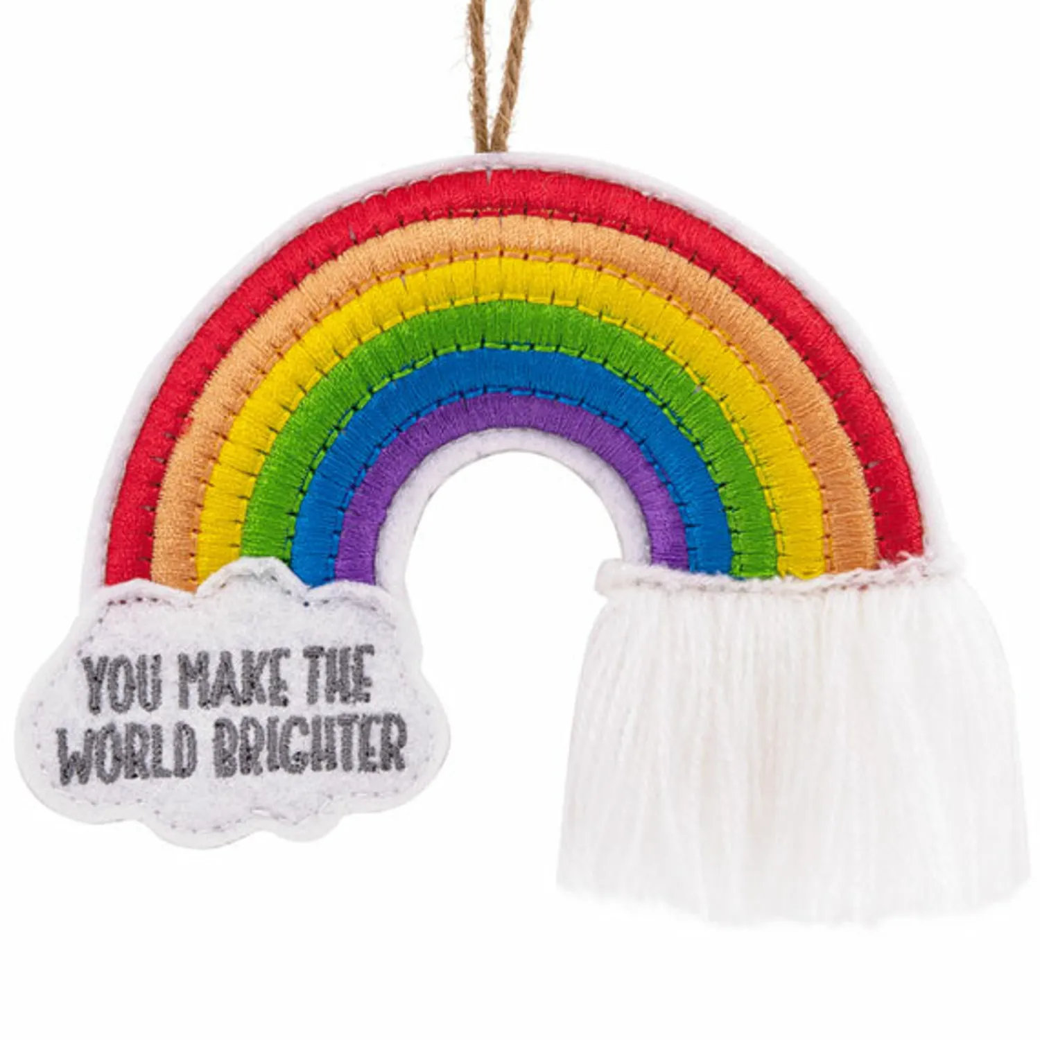 Online The Jolly Christmas Shop Hallmark 4.5" Felt Rainbow Christmas Ornament 1HGO2815