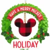 Online The Jolly Christmas Shop Hallmark 3" Mickey Wreath Icon Christmas Ornament 2HCM9478