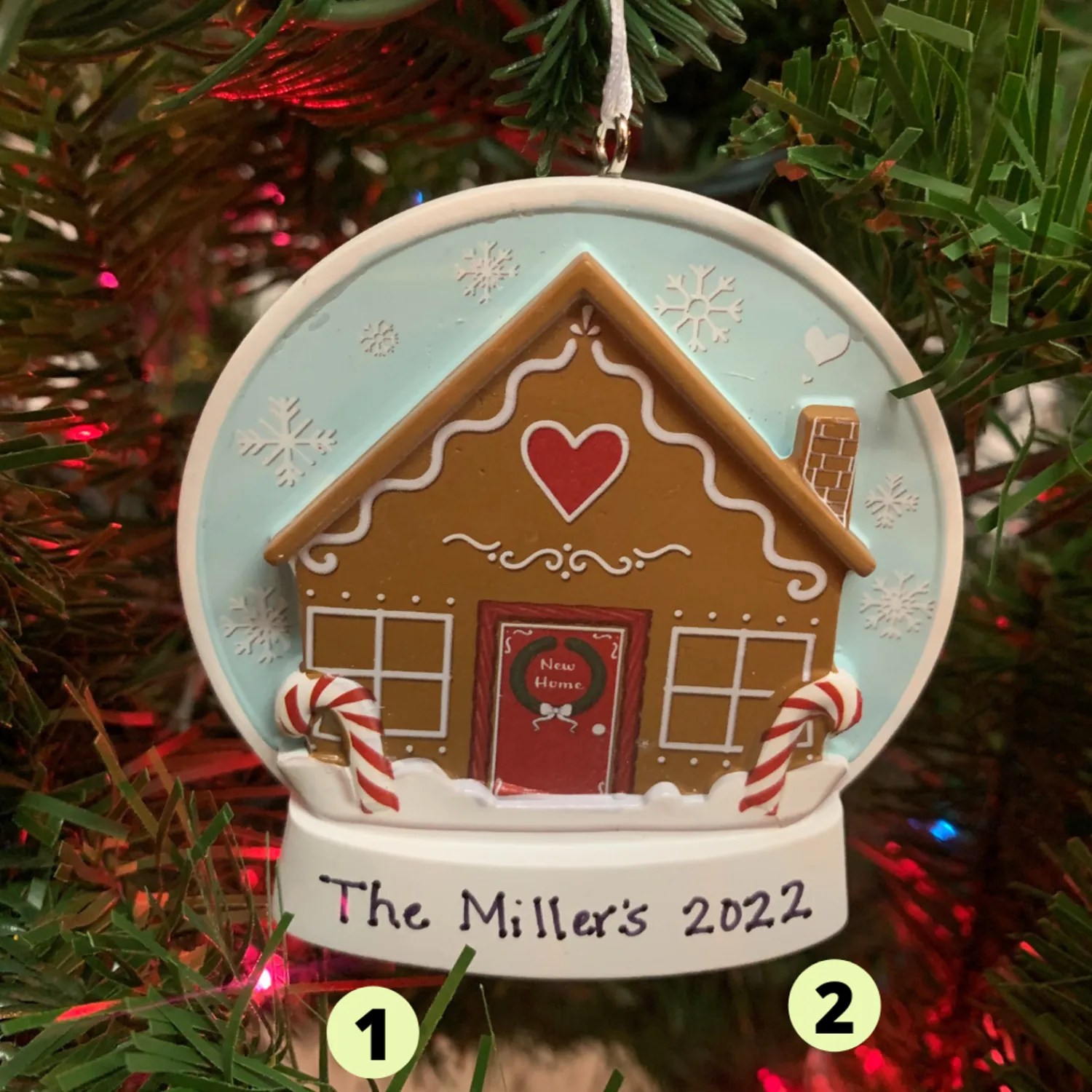 Discount The Jolly Christmas Shop Hallmark 3.5" New Home Personalized Christmas Ornament 1HGO2930