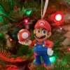 Discount The Jolly Christmas Shop Hallmark 3" Nintendo Mario With Mushroom Christmas Ornament 2HCM9092