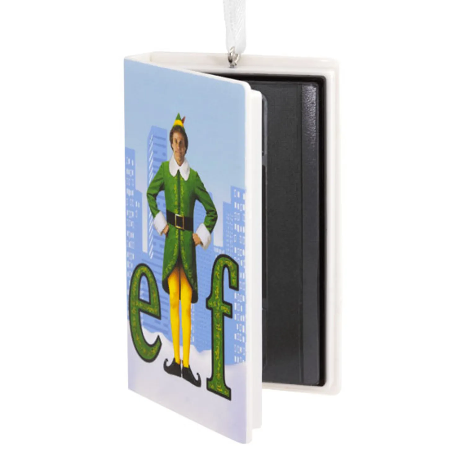 Discount The Jolly Christmas Shop Hallmark 3" VHS Elf The Movie Christmas Ornament 2HCM9142