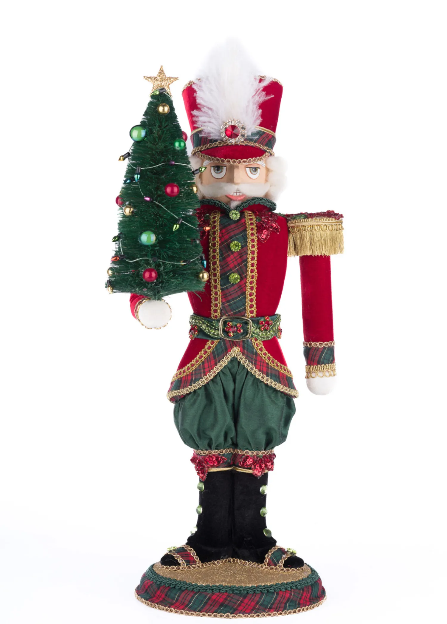 The Jolly Christmas Shop Katherine's Collection 18.5" Admiral Terrance Tartan Christmas Figure 28-428568