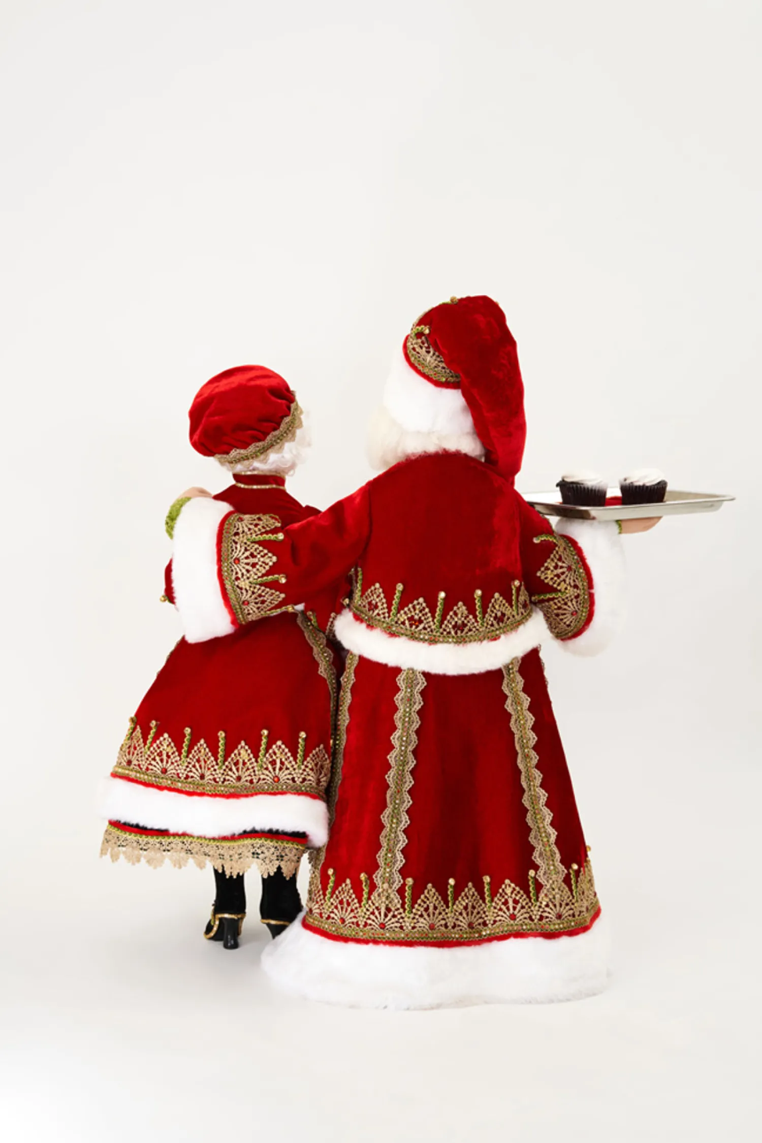 Sale The Jolly Christmas Shop Katherine's Collection 32" All The Trimmings Mr And Mrs Trimmings Serving Piece 28-228582