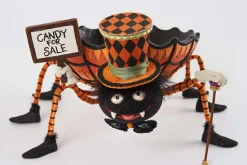 Online The Jolly Christmas Shop Katherine's Collection 14.75" Bewitching Bash Spider Candy Dish Halloween Decoration 28-128107
