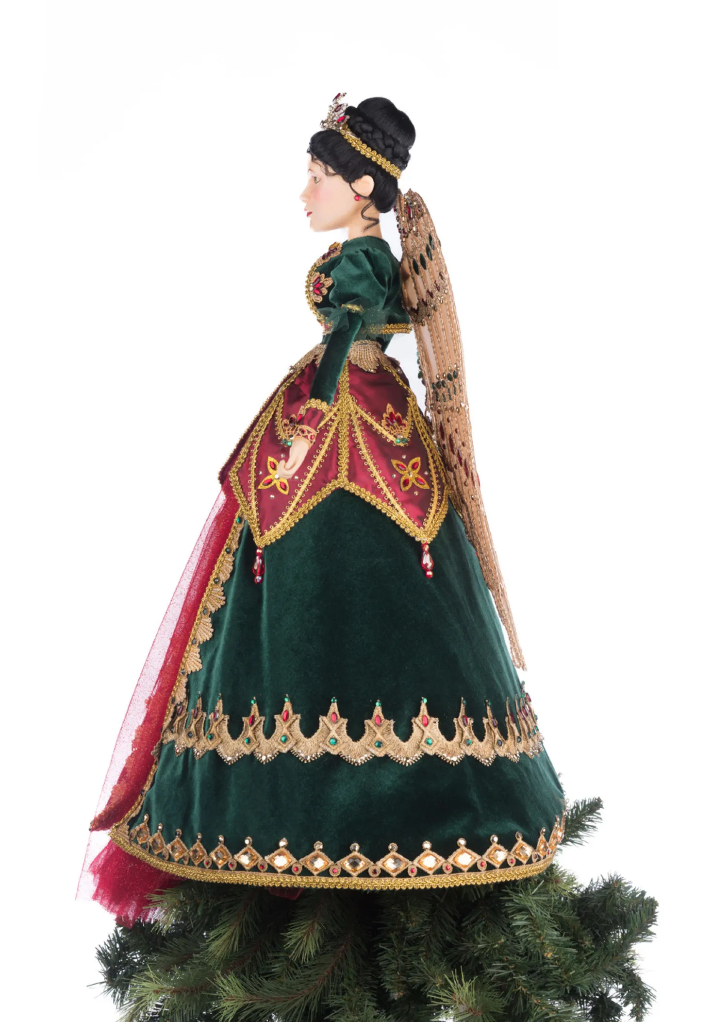 Online The Jolly Christmas Shop Katherine's Collection 29" Belle Noelle Angel Christmas Tree Topper 28-428239