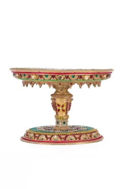 Hot The Jolly Christmas Shop Katherine's Collection 11" Christmas Castle Cake Plate 28-428247