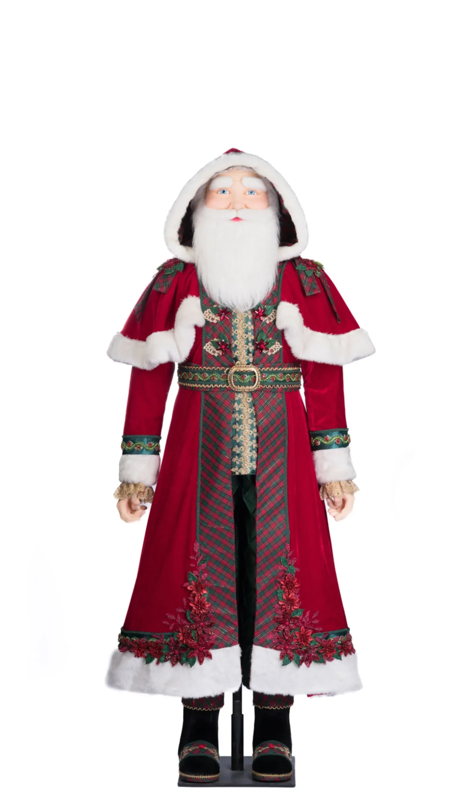 New The Jolly Christmas Shop Katherine's Collection 70" Christopher Magic Life Size Christmas Santa Doll 28-428313