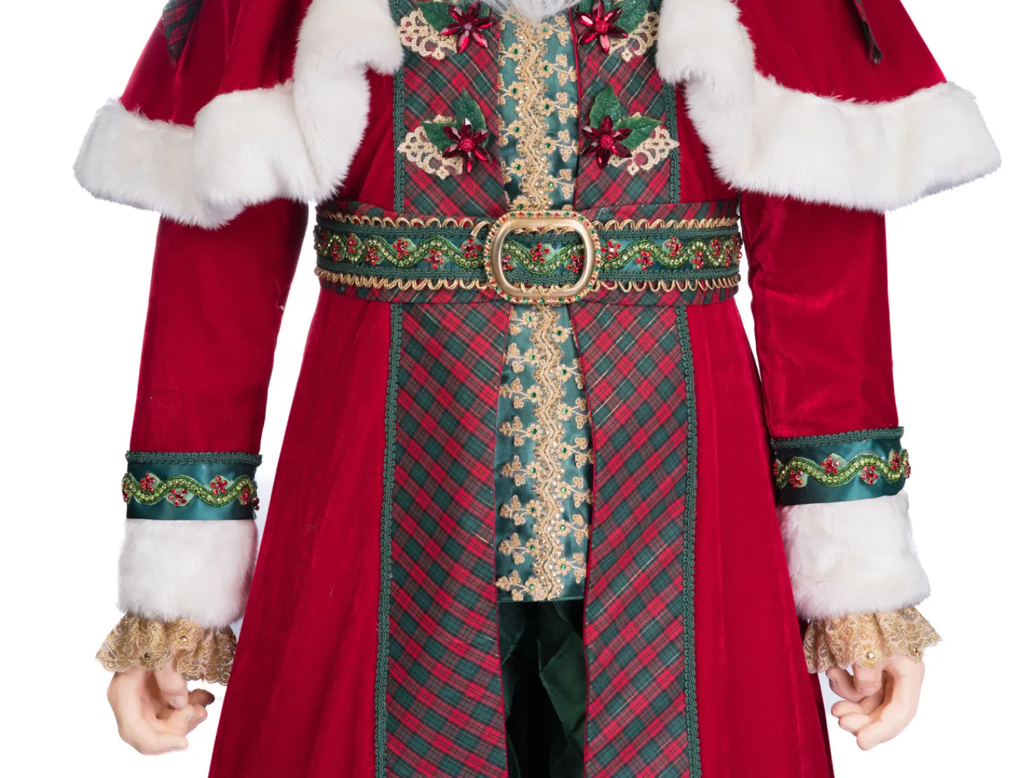 New The Jolly Christmas Shop Katherine's Collection 70" Christopher Magic Life Size Christmas Santa Doll 28-428313