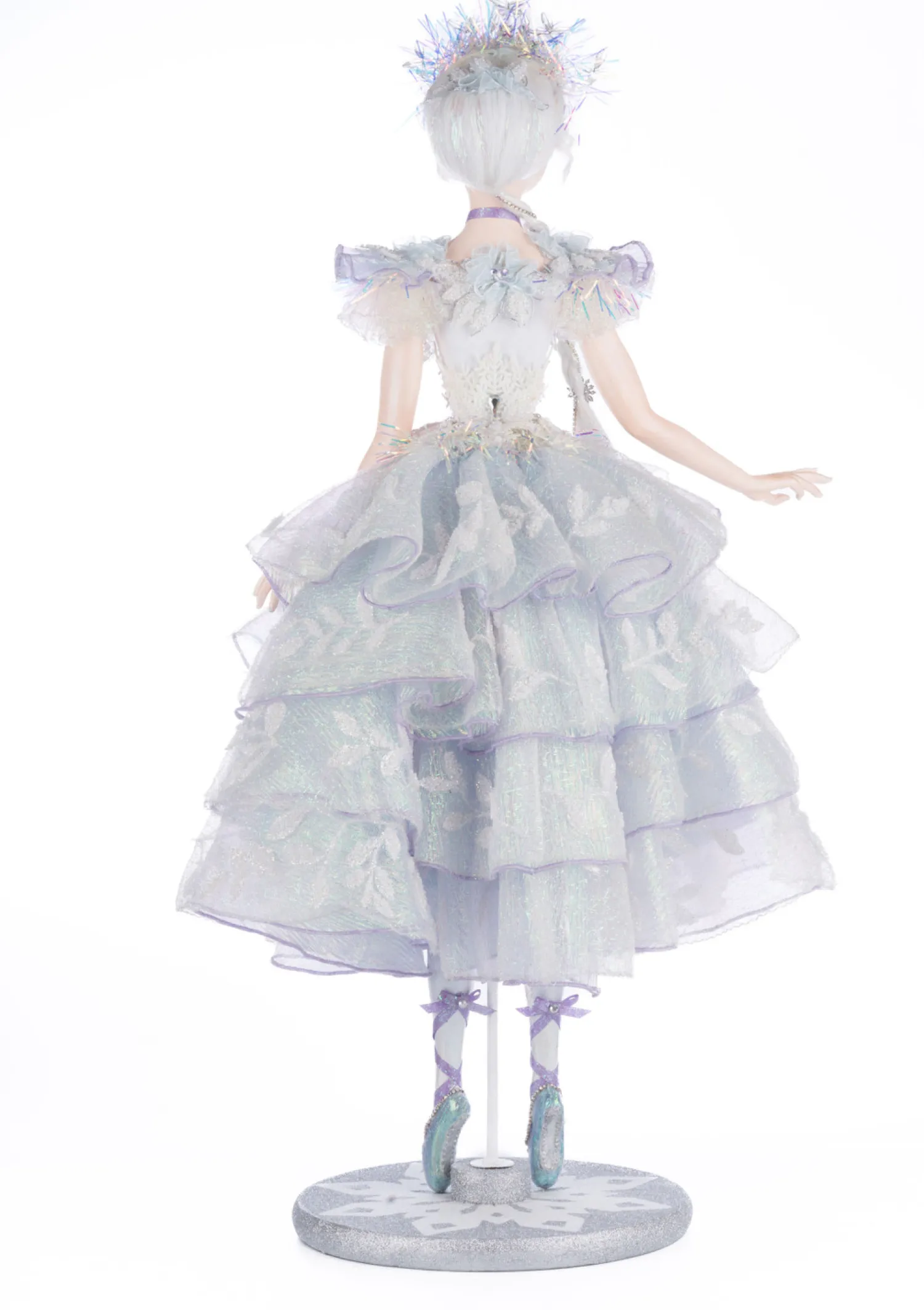 Outlet The Jolly Christmas Shop Katherine's Collection 29" Crystalline Winter Ballerina Christmas Doll 28-428287