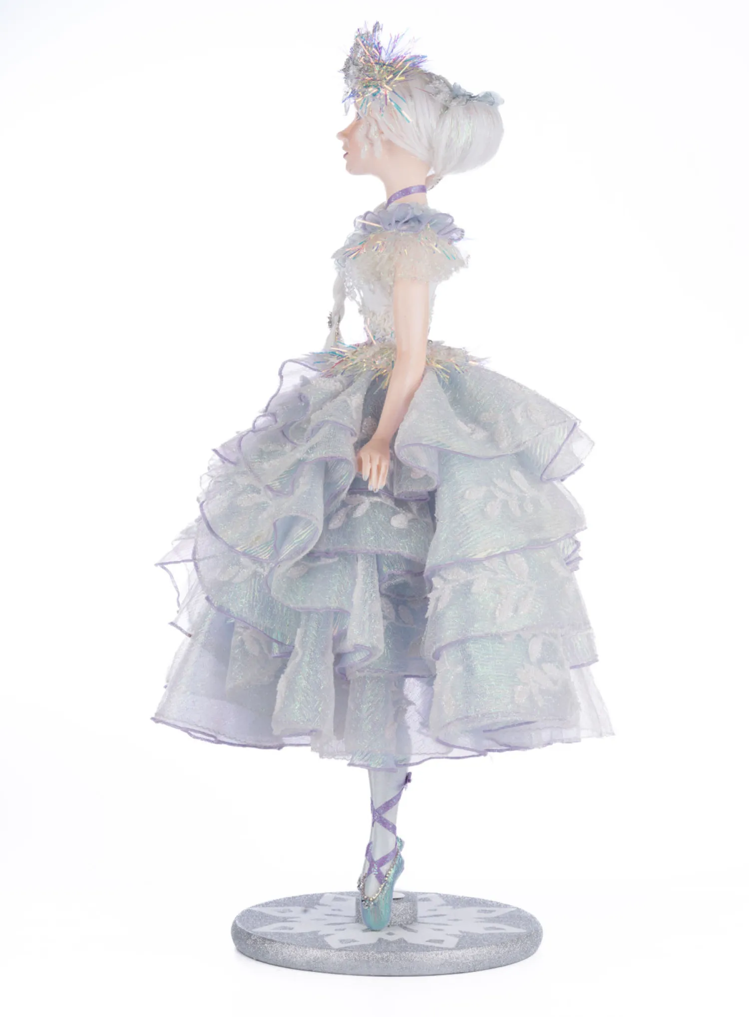 Outlet The Jolly Christmas Shop Katherine's Collection 29" Crystalline Winter Ballerina Christmas Doll 28-428287