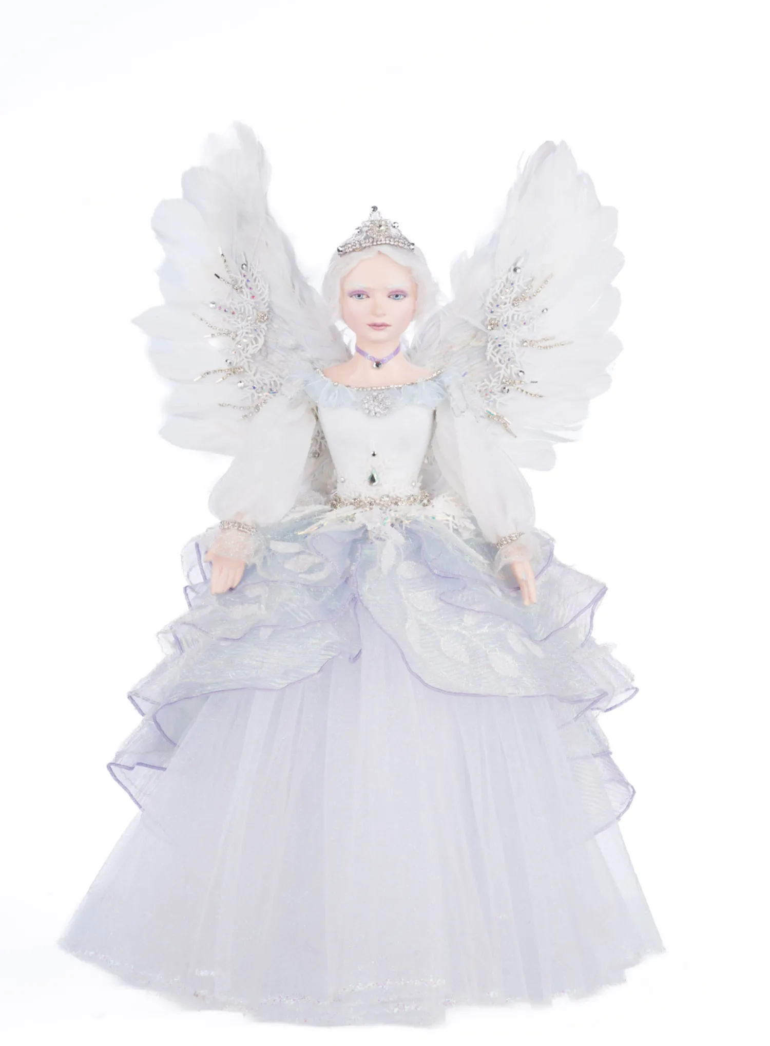 Outlet The Jolly Christmas Shop Katherine's Collection 21" Crystalline Angel Christmas Tree Topper 28-428290