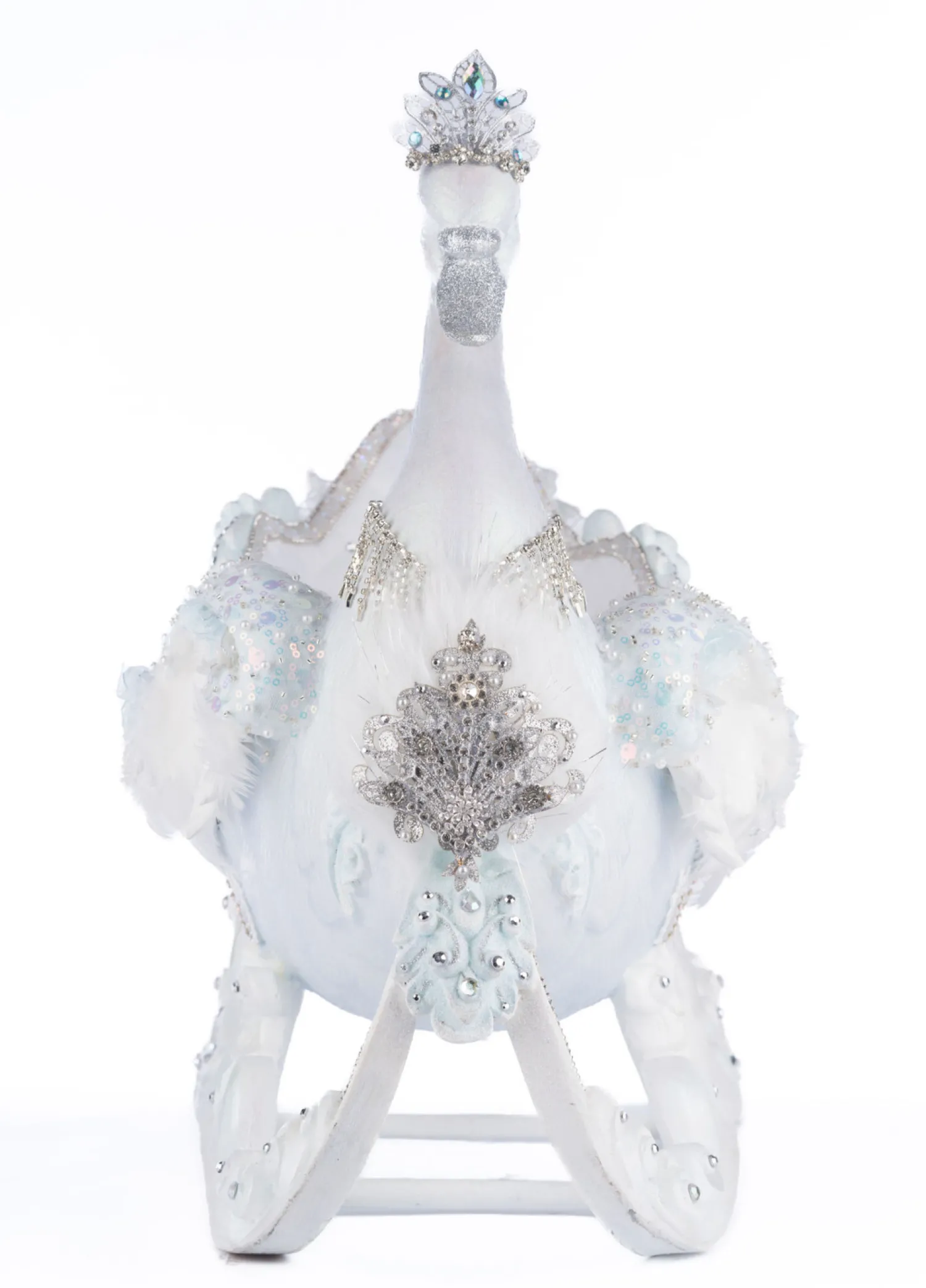 Online The Jolly Christmas Shop Katherine's Collection 21" Dazzling Swan Sleigh Christmas Decoration 28-428310