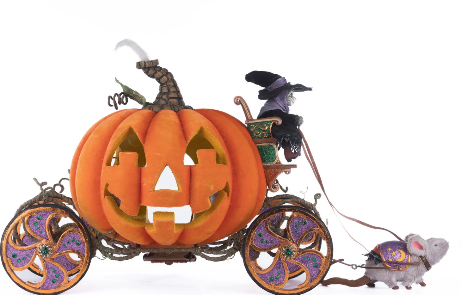 Discount The Jolly Christmas Shop Katherine's Collection 27" Enchanted Pumpkin Carriage Halloween Home Decoration 28-428188