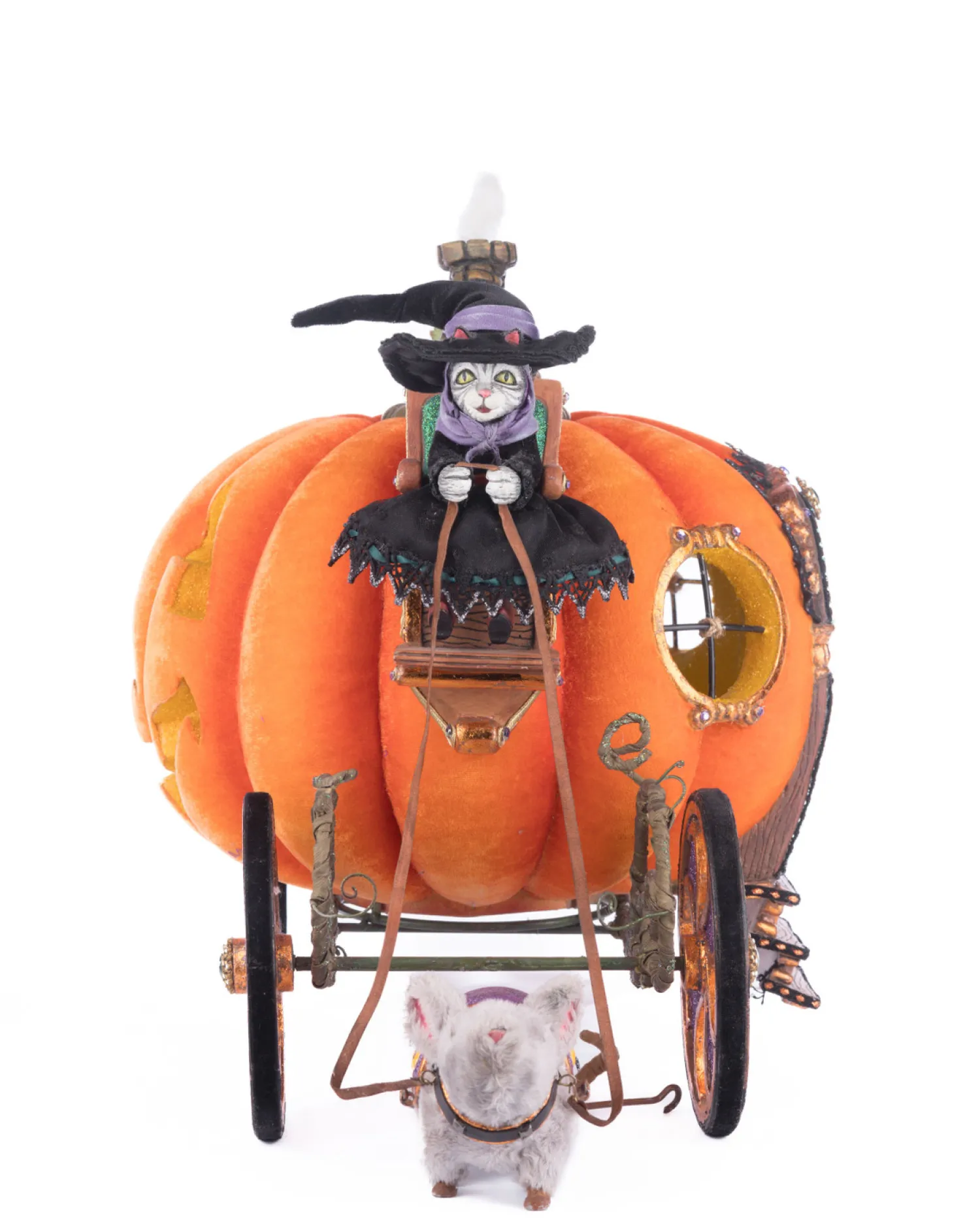 Discount The Jolly Christmas Shop Katherine's Collection 27" Enchanted Pumpkin Carriage Halloween Home Decoration 28-428188