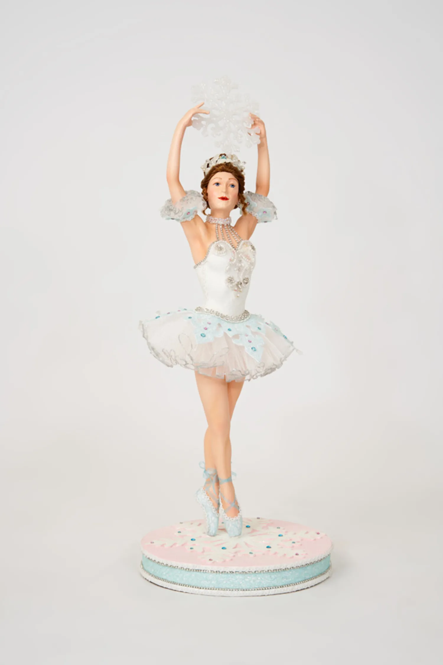 Hot The Jolly Christmas Shop Katherine's Collection 24" Frost And Tenderness Frost Blue Christmas Ballerina Figure 28-228667