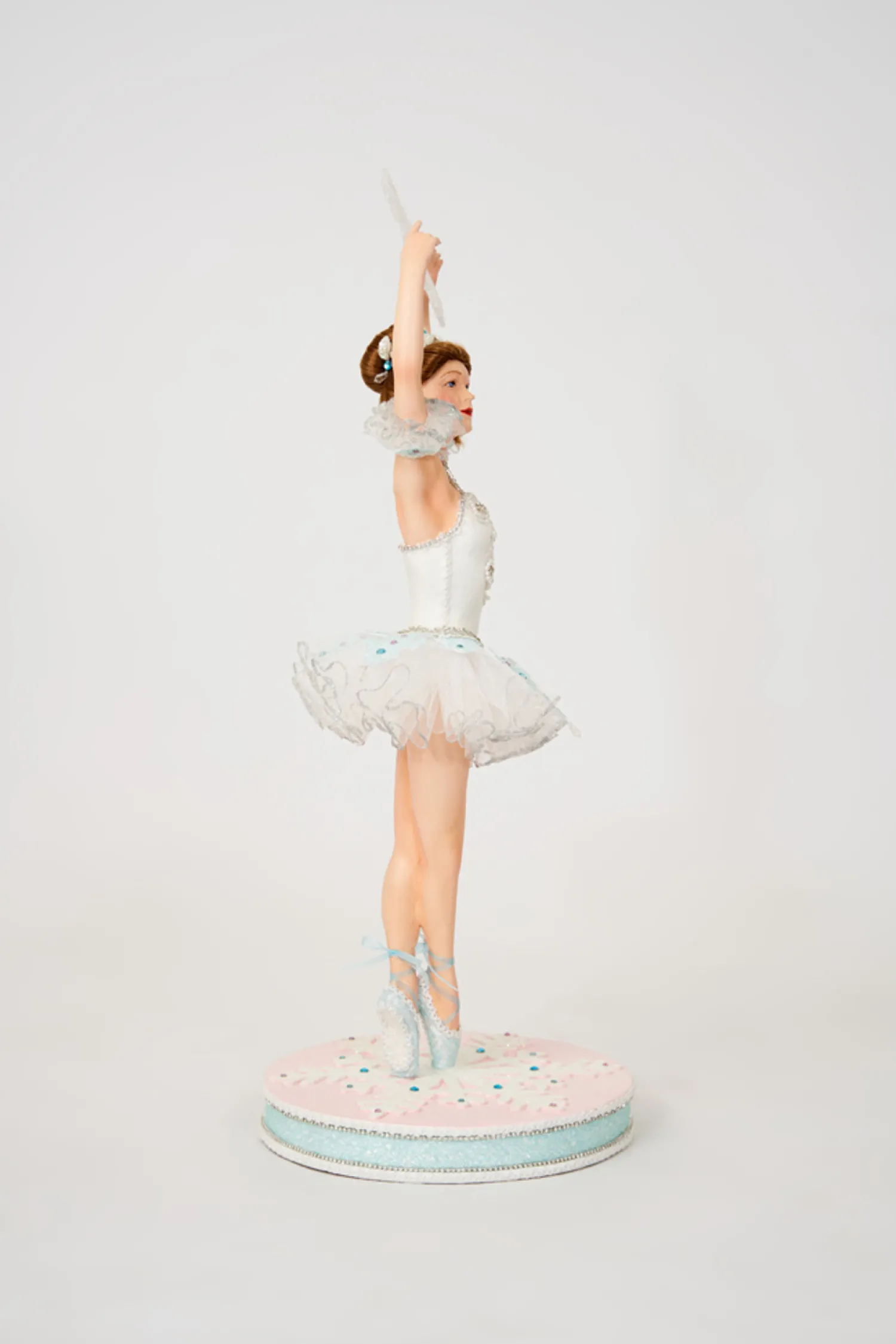 Hot The Jolly Christmas Shop Katherine's Collection 24" Frost And Tenderness Frost Blue Christmas Ballerina Figure 28-228667