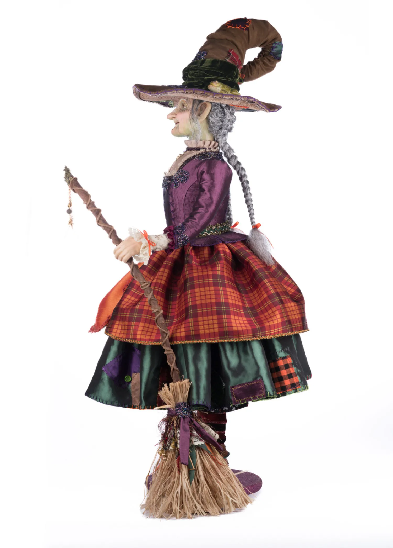 Clearance The Jolly Christmas Shop Katherine's Collection 40" Gertrude Grimoir Witch Doll Halloween Decoration 28-428159
