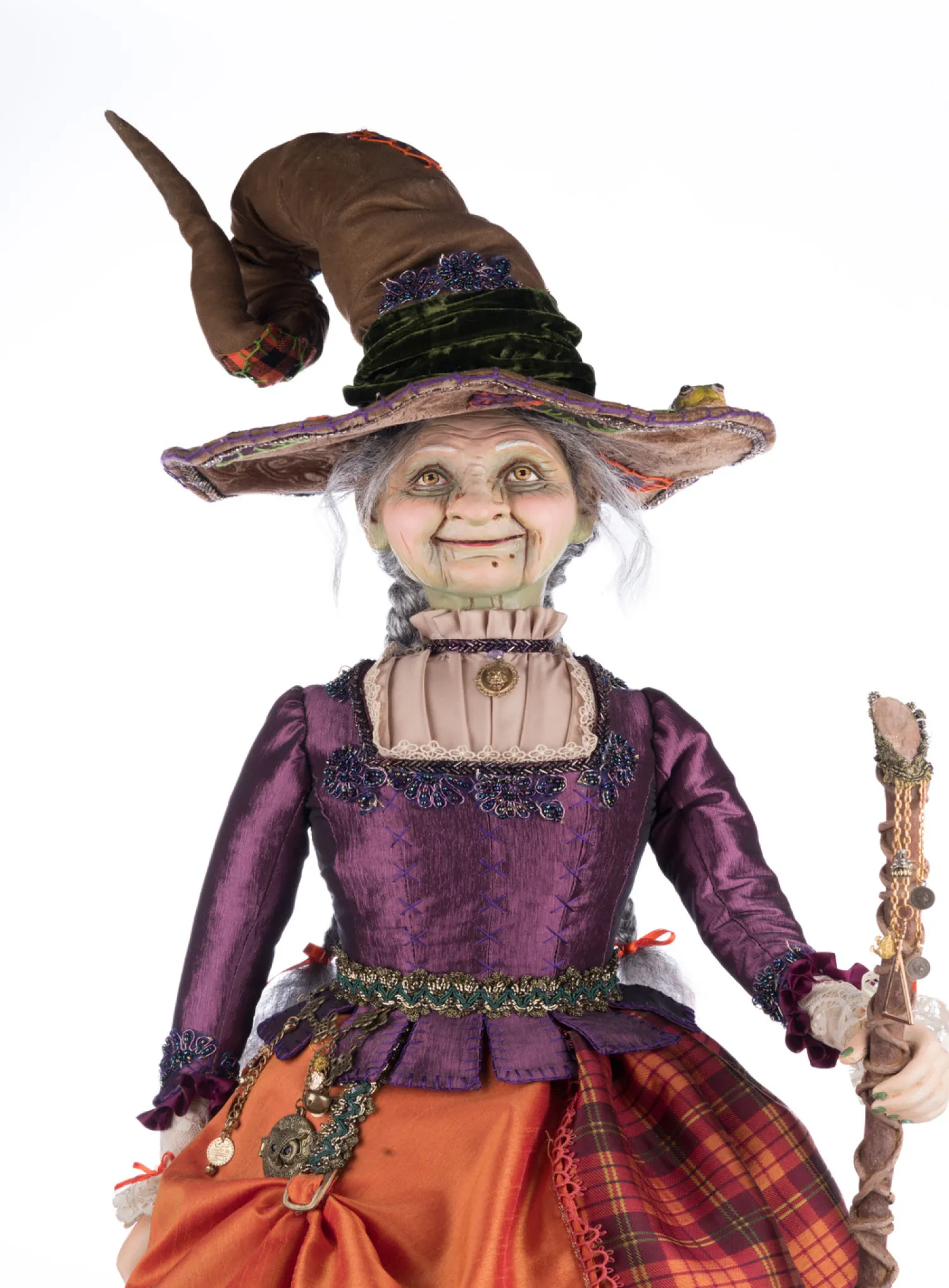 Clearance The Jolly Christmas Shop Katherine's Collection 40" Gertrude Grimoir Witch Doll Halloween Decoration 28-428159