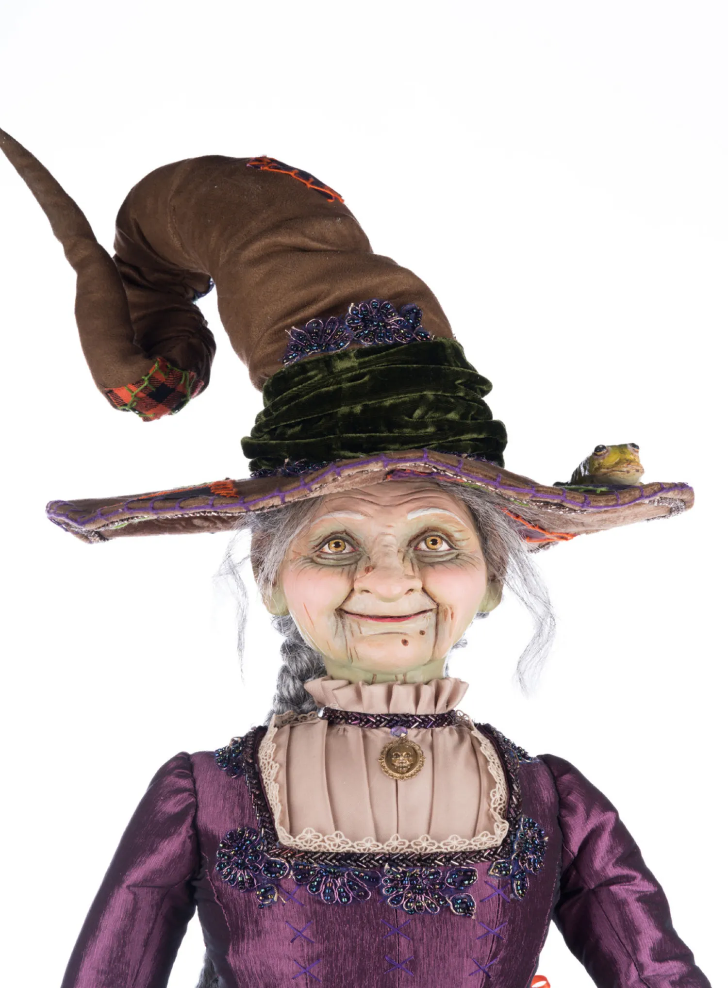 Clearance The Jolly Christmas Shop Katherine's Collection 40" Gertrude Grimoir Witch Doll Halloween Decoration 28-428159