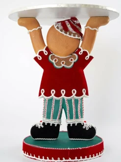 Outlet The Jolly Christmas Shop Katherine's Collection 20.5" Gingerbread Forrest Gingerbread Man Platter 28-128130