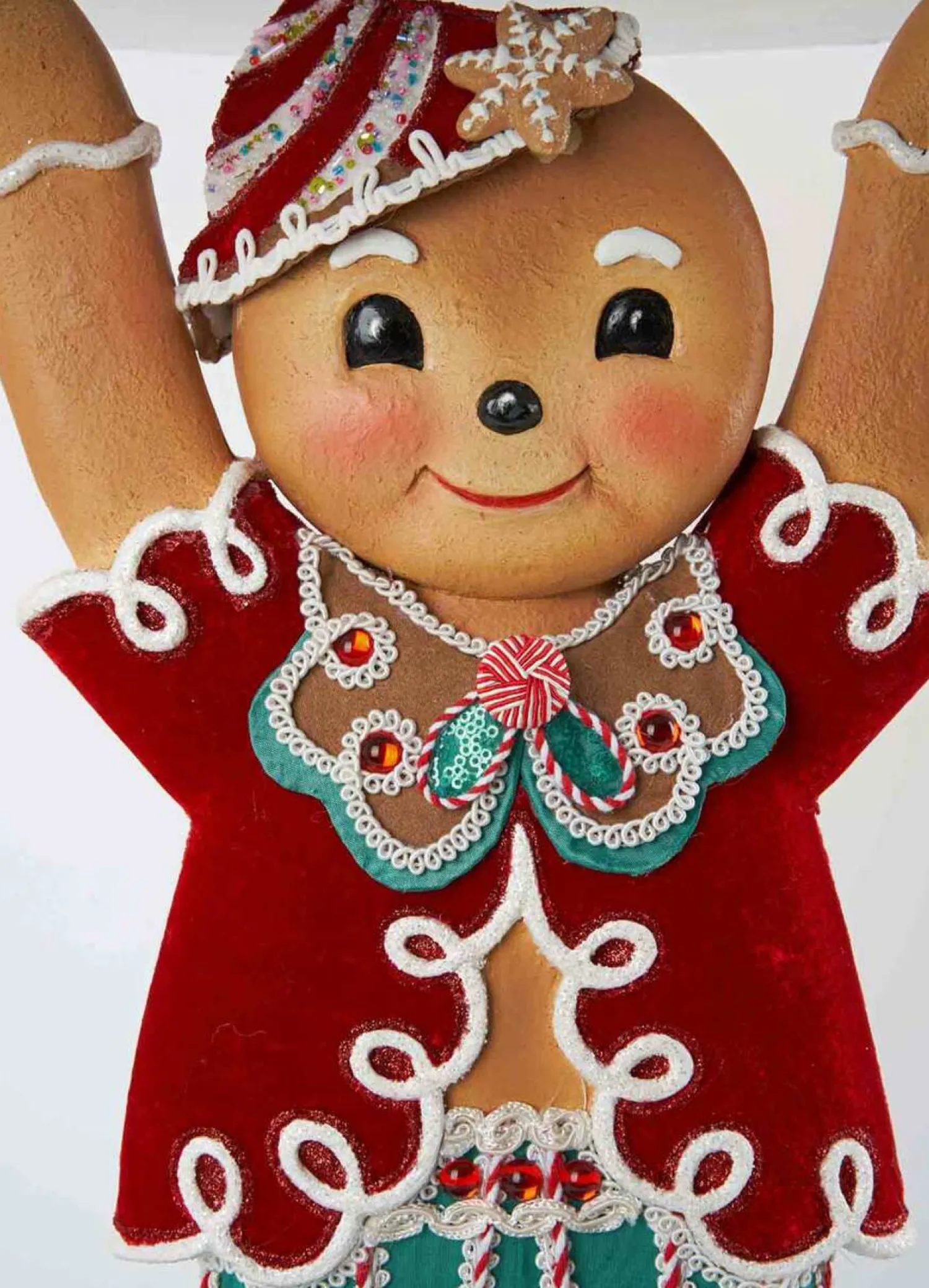 Outlet The Jolly Christmas Shop Katherine's Collection 20.5" Gingerbread Forrest Gingerbread Man Platter 28-128130