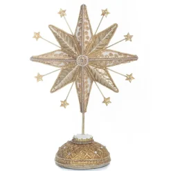 Outlet The Jolly Christmas Shop Katherine's Collection 12.75" Golden Celestial Star Tabletop Decoration 28-328019