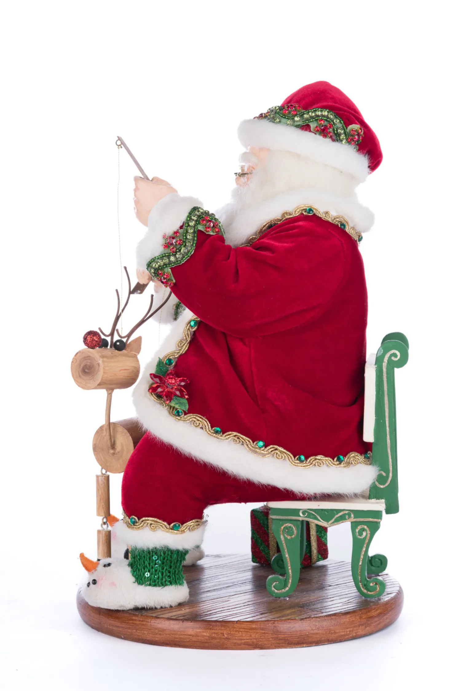 Online The Jolly Christmas Shop Katherine's Collection 14" Holiday Magic Santa With Marionette Christmas Decoration 28-428334