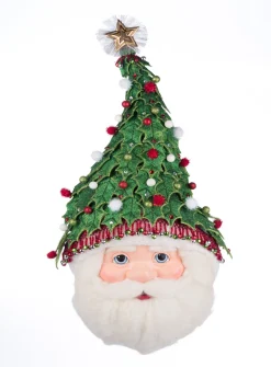 Best The Jolly Christmas Shop Katherine's Collection 30" Holly Woods Santa Wall Mask Christmas Decoration 28-428357