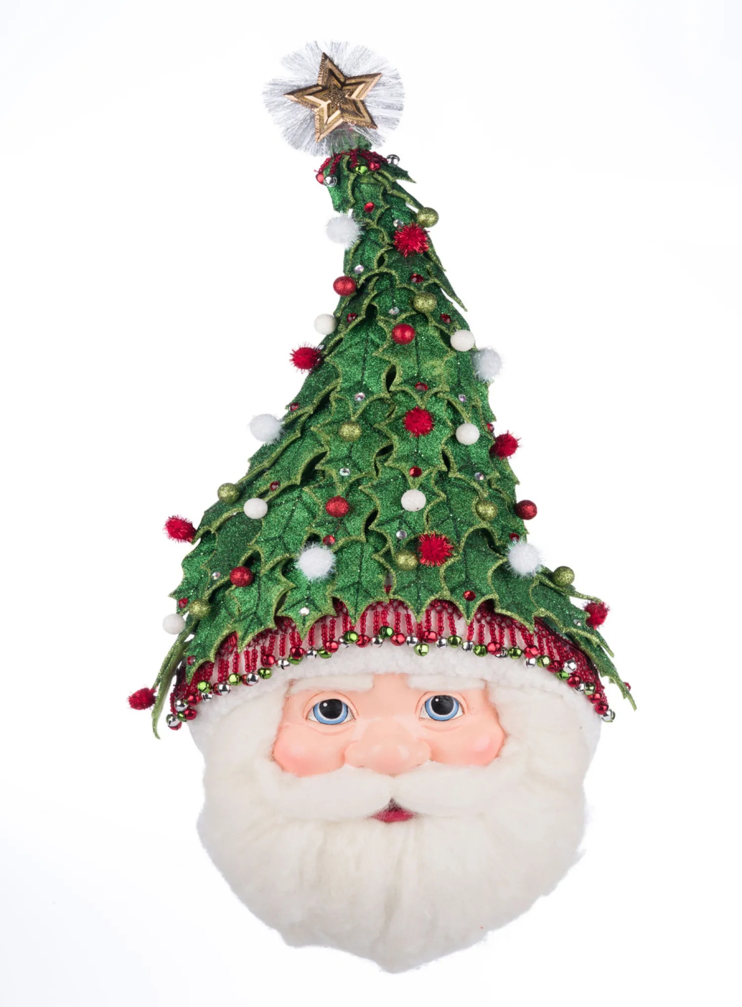 Best The Jolly Christmas Shop Katherine's Collection 30" Holly Woods Santa Wall Mask Christmas Decoration 28-428357