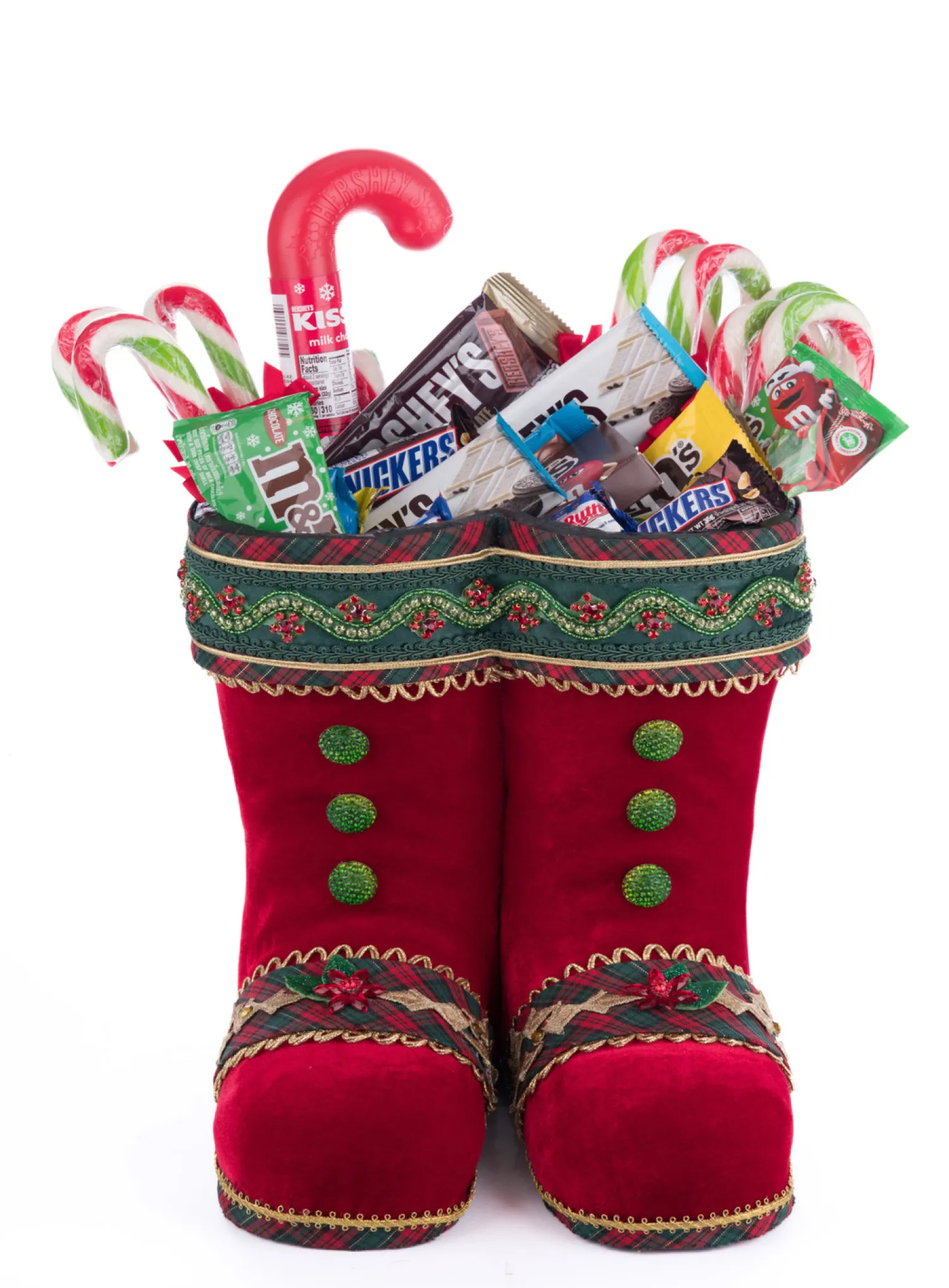 Sale The Jolly Christmas Shop Katherine's Collection 12" Holiday Magic Tabletop Boots Christmas Decoration 28-428410R