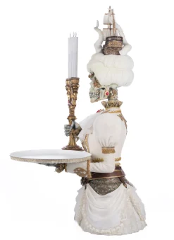 New The Jolly Christmas Shop Katherine's Collection 39" Lady Adelaid Apparition With Candelabra And Tray Pirate Halloween Decoration 28-428211
