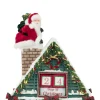 Clearance The Jolly Christmas Shop Katherine's Collection 13" Lighted Santa In Chimney Christmas Countdown Decoration 28-428277