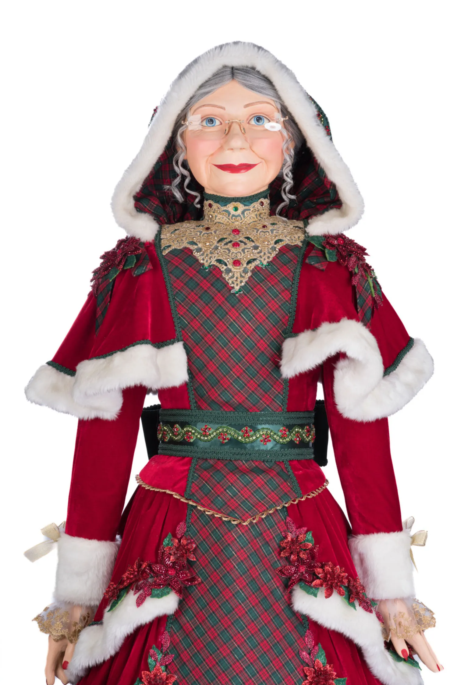 Sale The Jolly Christmas Shop Katherine's Collection 63.5" Merry Magic Life Size Mrs. Claus Christmas Doll 28-428314