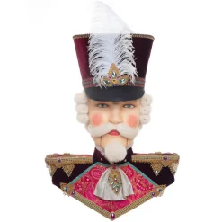 The Jolly Christmas Shop Katherine's Collection 35.5" Nutcracker Wall Mask Christmas Decoration 28-328849