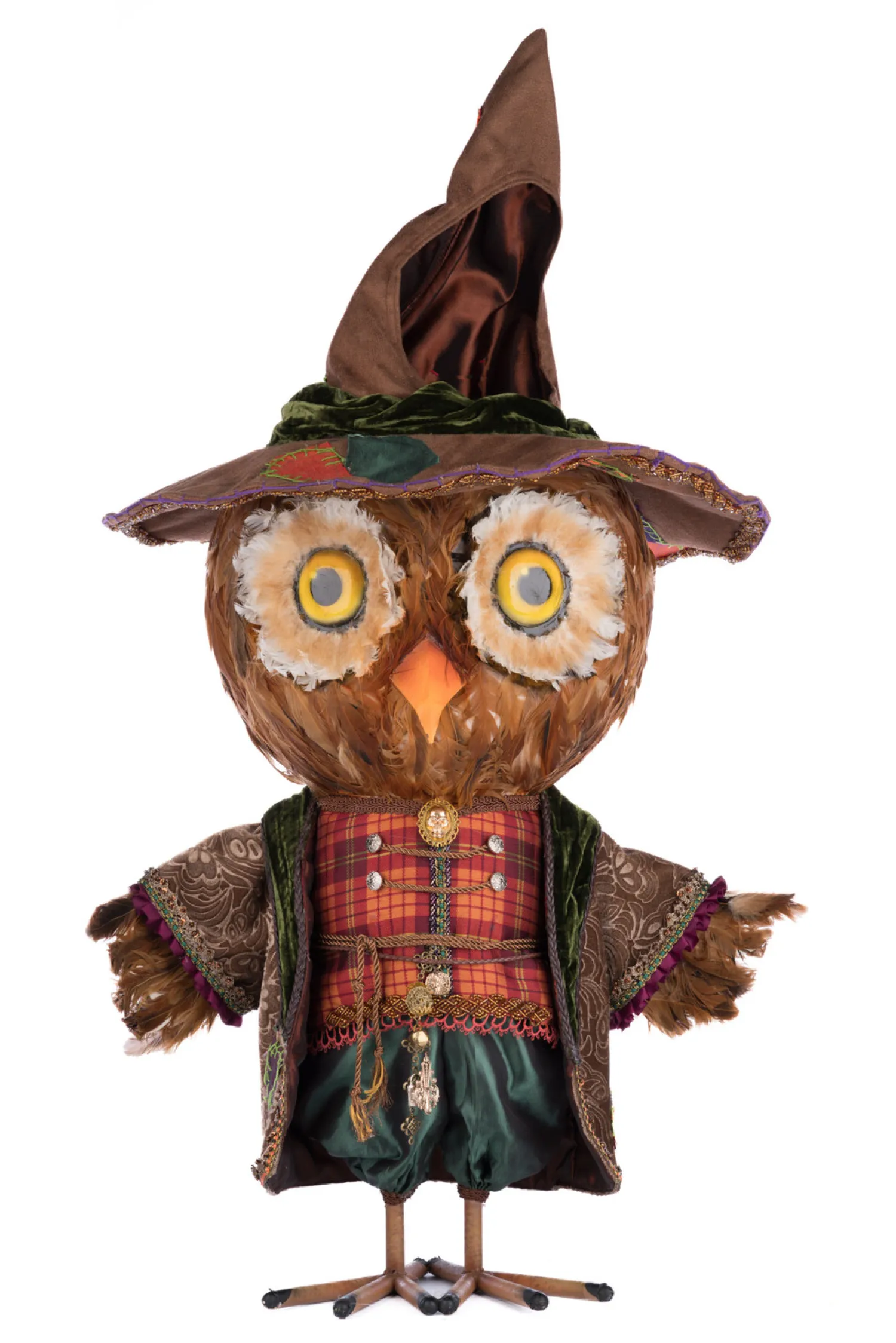 Clearance The Jolly Christmas Shop Katherine's Collection 33.5" Ozzy The Owl Candy Container Halloween Decoration 28-428158