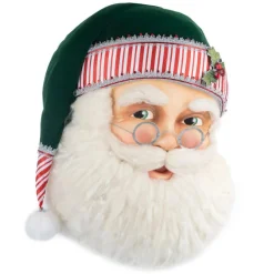 Sale The Jolly Christmas Shop Katherine's Collection 32" Papa Peppermint Santa Wall Mask 28-328040