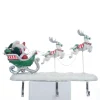 The Jolly Christmas Shop Katherine's Collection 16.75" Peppermint Palace Santa And Reindeer Christmas Stocking Holder 28-328042