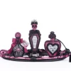 New The Jolly Christmas Shop Katherine's Collection 7.25" Pink Passion Vanity Tray With Bottles Set Halloween Decoration 28-428154