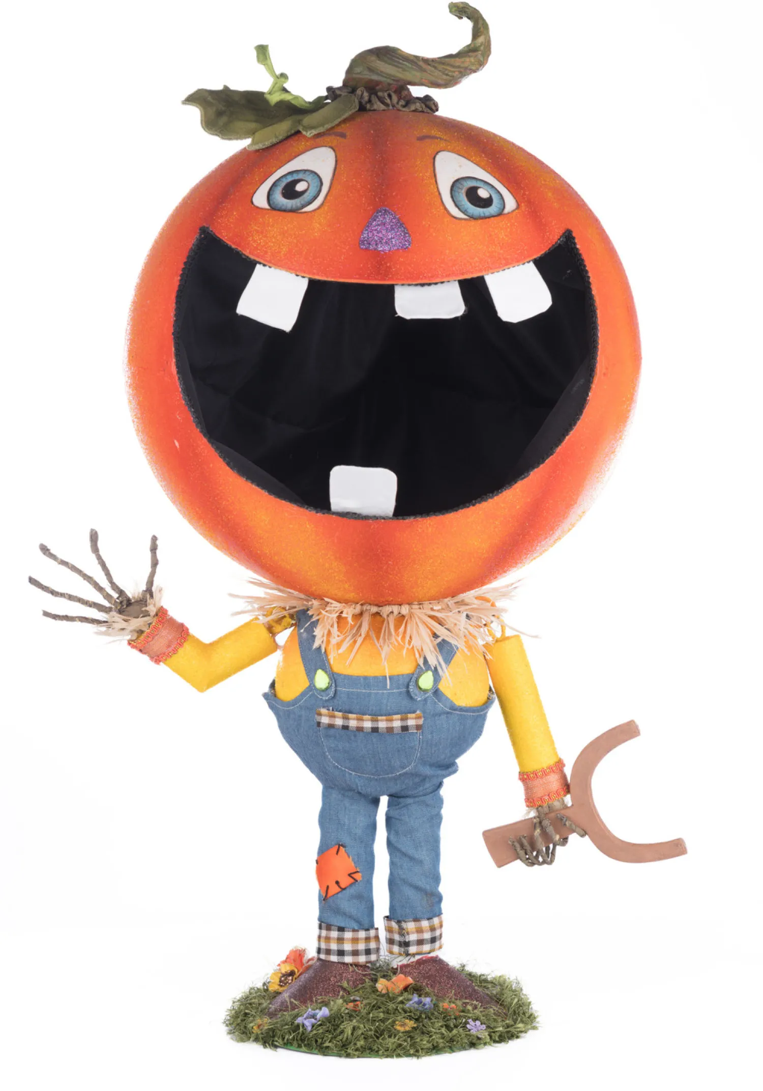 Sale The Jolly Christmas Shop Katherine's Collection 25" Pumpkin Boy Candy Container Halloween Decoration 28-428190