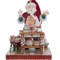 Sale The Jolly Christmas Shop Katherine's Collection 18" Seasoned Greetings Santa Baking For Christmas Figure 28-328739