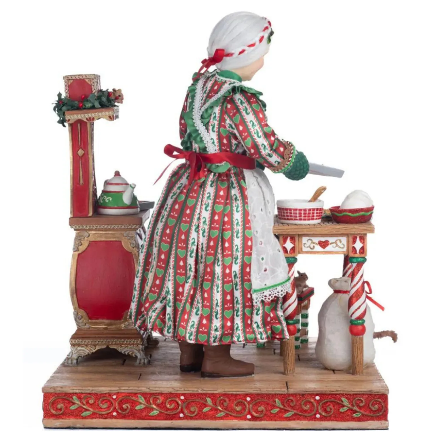 Discount The Jolly Christmas Shop Katherine's Collection 18" Seasoned Greetings Mrs Claus Baking For Christmas Figure 28-328740
